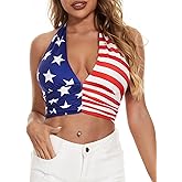 Ovokcina Women Summer Going Out Halter Crop Tank Top
