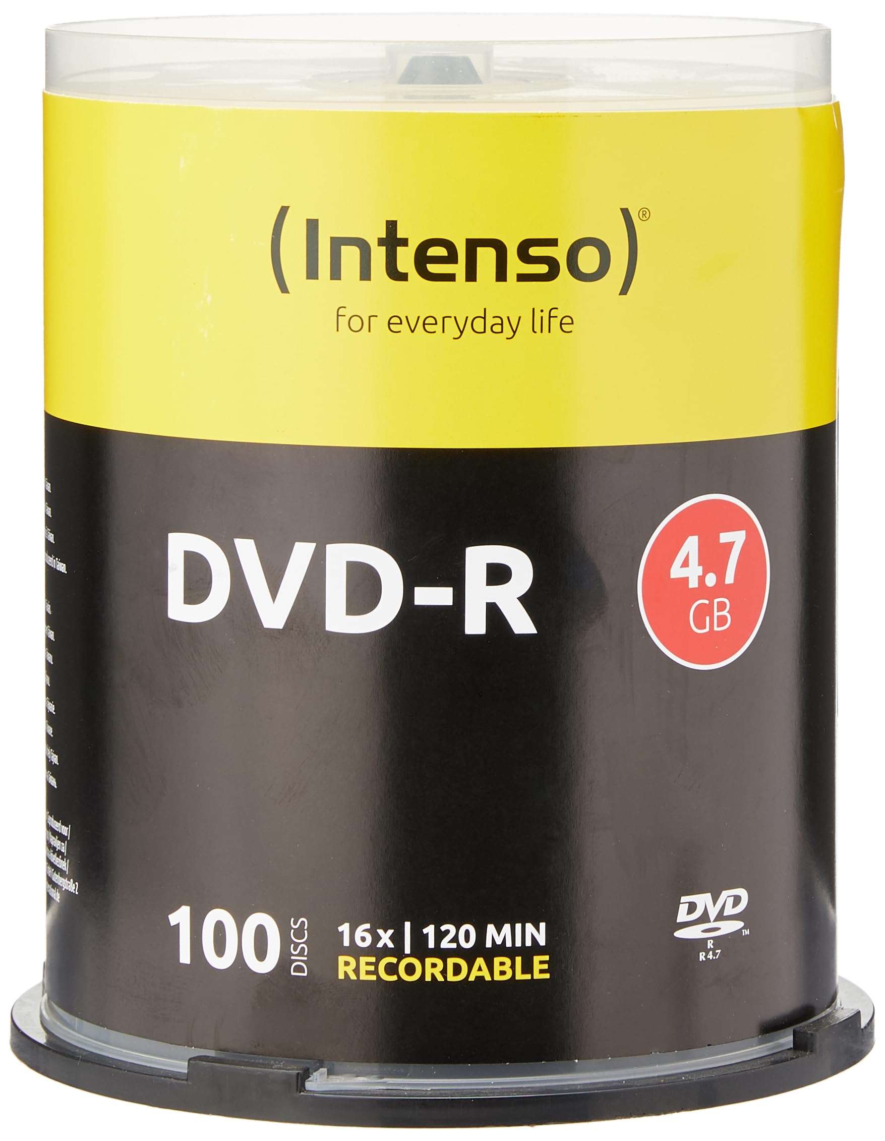 Intenso 4101156 DVD-R 16x 100 Pack Cakebox