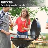 Steven-Bull S 7 in 1 BBQ Spatula with Scraper 17 Inch Heavy Duty Grilling Tool view 8