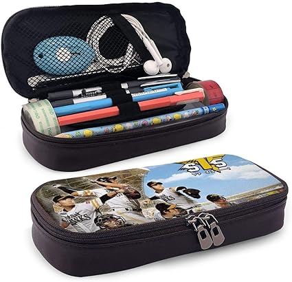 Amazon 福岡ソフトバンクホークス 筆箱 グッズ 文房具 ペンケース ペン袋 鉛筆ケース 大容量 Puレザー製 ペンポーチ 防水 収納ケース おしゃれ 超実用 多機能 軽量 通学 男女兼用 プレゼント 人気韓流グッズ 応援グッズ人気 お祝い プレゼント ペンケース 文房具