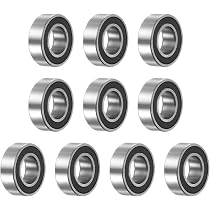 Roulement à Billes 6804-2RS 20x32x7mm Double Scellé GCr15 Z2 - Lot De 2 Pièces, Neuf