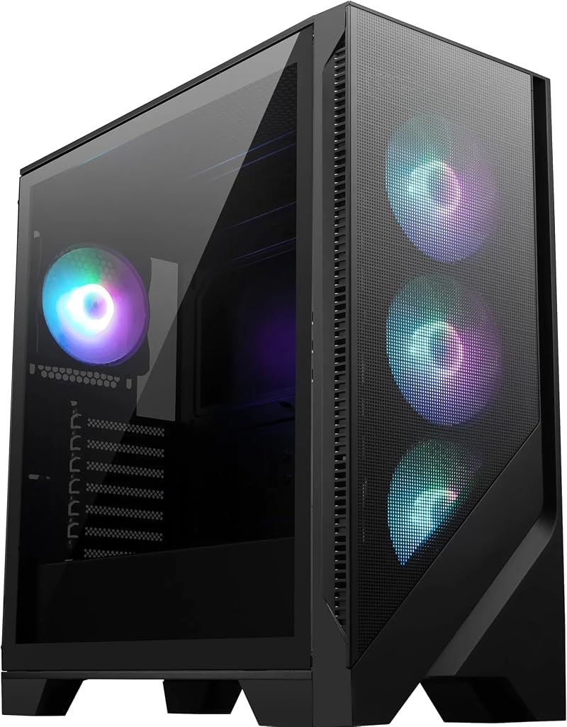 MSI MAG FORGE 320R AIRFLOW Mid-Tower PC Case ATX RTX 40 Support ARGB Filters
