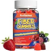 Fiber Gummies, Dietary Fiber , for Women and Men, 60 Count Gummies | Fiber Gummies, Dietary Fiber, for Women and Men, Gut Health Support,Mixed Berry and Strawberry Flavor, 60 Count Gummies