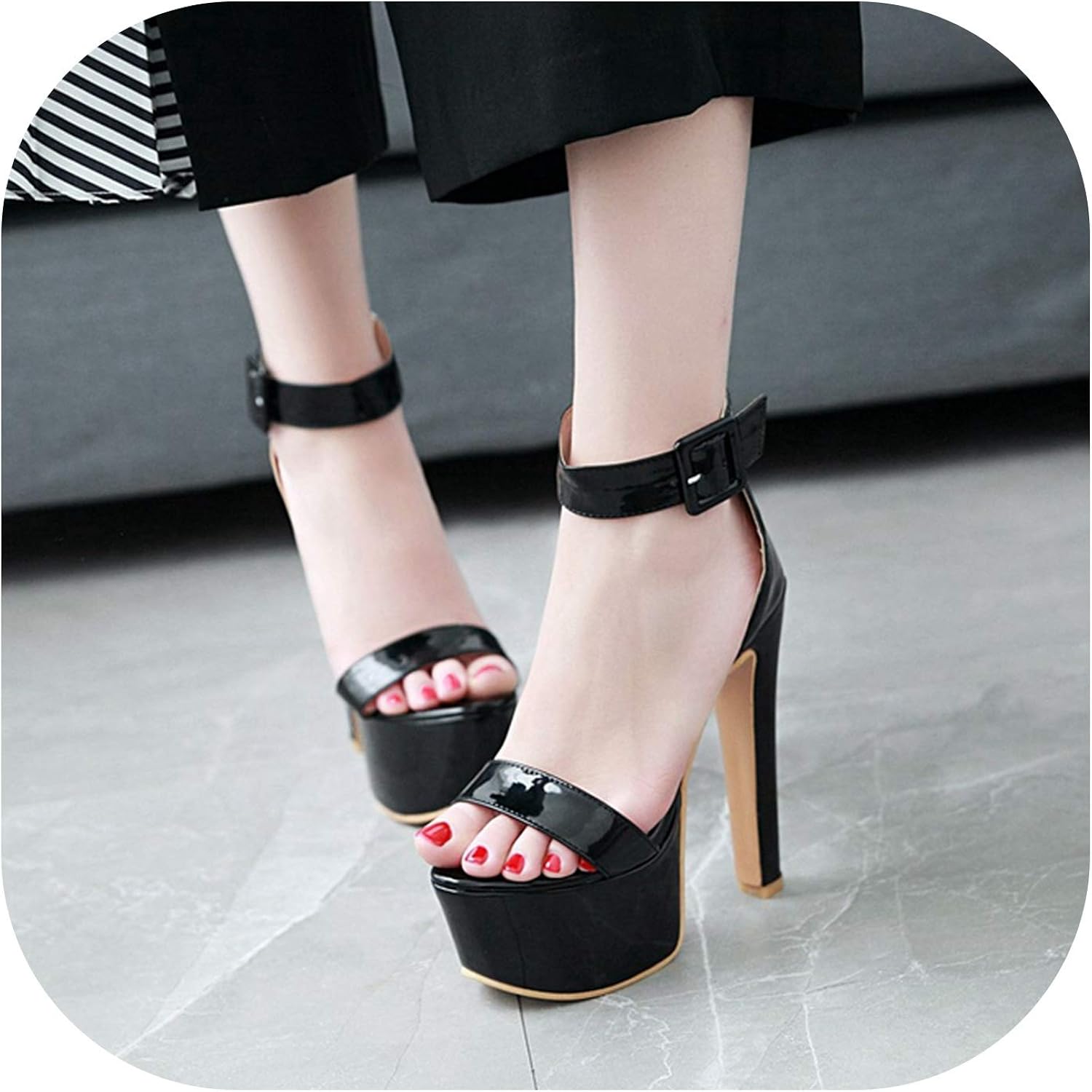 super high platform sandals