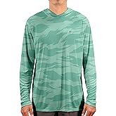 Reel Life UV Long Sleeve Hoodie – Jax Beach Mens Long Sleeve Sun Protection Shirts with Hood