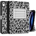 Tuiklol Case for iPad Air 11 inch (M3 2025/M2 2024) 6th Gen/iPad Air 10.9 inch 5th/4th Gen 2022 2020 Release with Pencil Holder,Slim Protective Auto Sleep/Wake Trifold Stand Tablet Cover,Black Book