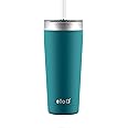 Ello Beacon Vacuum Insulated Stainless Steel Tumbler with Slider Lid and Optional Straw
