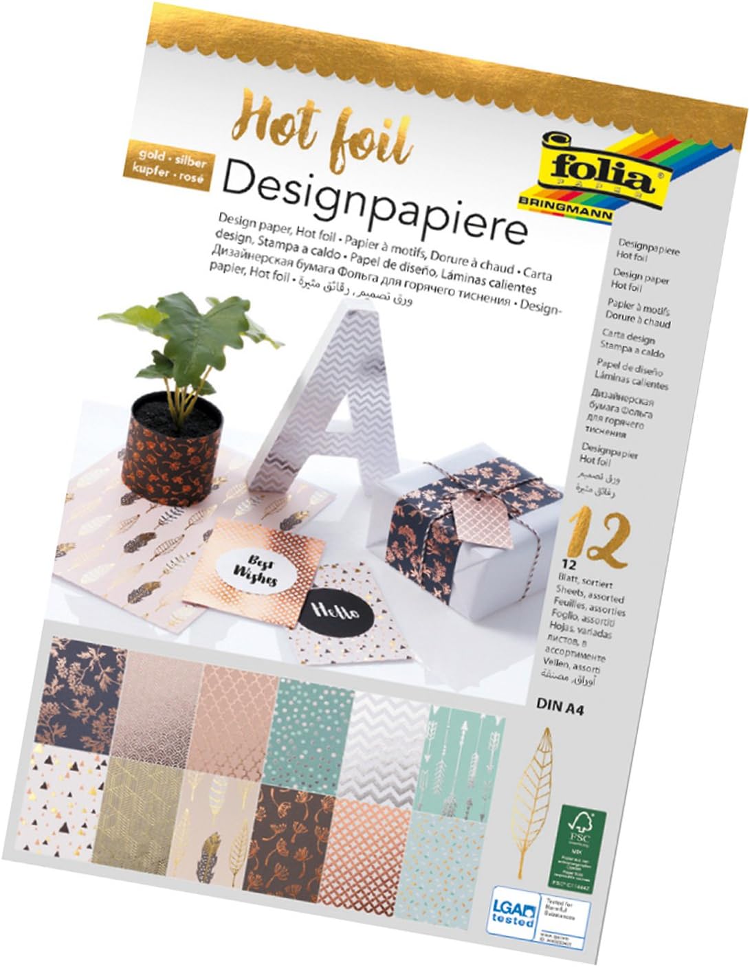 Folia - Design Paper, Multi-coloured