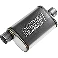 Flowmaster 71229 FlowFX Muffler 3" Offset Inlet 3" Center Outlet - Moderate Sound 409 Stainless Steel
