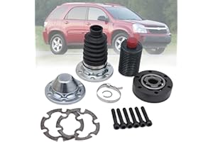 LAWETA 15296383 Upgraded Rear Driveshaft CV Joint Kit Compatible With Chevy Equinox 2005-2006, Pontiac Torrent 2006 Rear Drive shaft Replaces 22729203 10395274 19152721 3AMW-3B413-AE