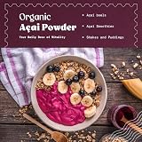 NaturaleBio Organic Acai Berries Powder Freeze-Dried 100g Vegan view 4
