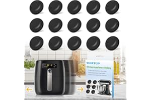 Kitchen Appliance Sliders, 16pcs Self Adhesive Small Moving Sliders Teflon Appliance Mover for Countertop Stand Mixer, Coffee