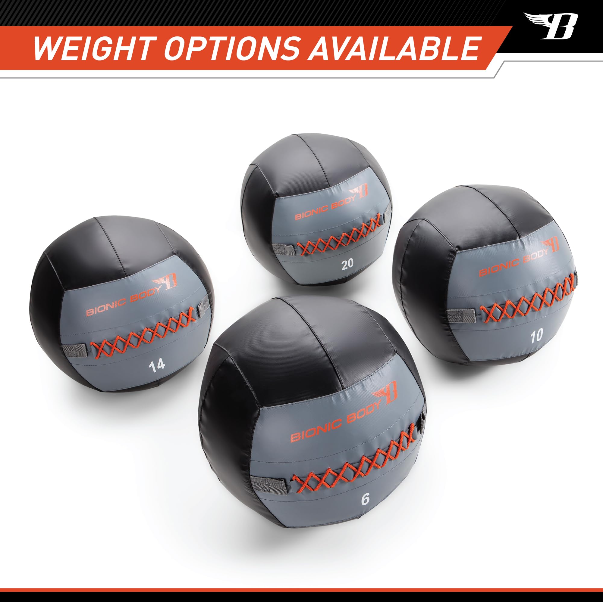 Soft Medicine Ball Weighted Slam Wall Ball for Cardio Workout and Core Training – Ideal for Squat, Lunge, and Partner Toss
