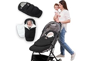 F·Y·YIYI F-Y-YIYI Bunting Bag for Stroller Sleeping Bags Thickened Warm Stroller Blanket Toddler Removable Newborn Baby footmuff Winter Baby Travel Essential