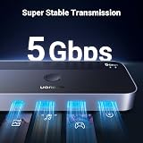 UGREEN USB 3.0 Switch 2 In 4 Out 3 USB A Cables Remote Sharing view 6
