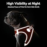 Joytale Step in Dog Harness Soft Mesh Reflective Breathable Easy Walk S Orange view 5