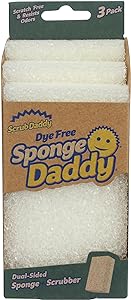Scrub Daddy Dye Free Sponge Daddy 3 Count, 3 Ct
