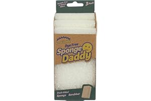 Scrub Daddy Dye Free Sponge Daddy 3 Count, 3 Ct