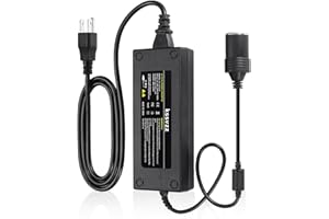 Kssvzz 180W AC to DC Converter, 100V ~ 240V to 12V 15A Car Cigarette Lighter Socket AC/DC Power Supply Adapter for Car Refrig