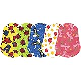 Ortopad Elite Girls Eye Patches - Patterns with Glitter Accents, Medium Size (50 Per Box)