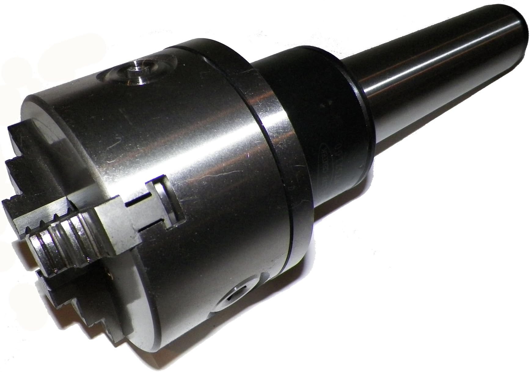 3" 3 Jaw Precision Lathe Chuck with MT3 Shank Rotating Plate MT380R