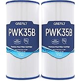 Grefilt PWK35B Hot Tub Filter Compatible with Hot Springs Limelight Series Spa Filters, Watkins 1642301-1, Pleatco PWK35B, Filbur FC-3921, 78161, 35 sq.ft. 2-Pack