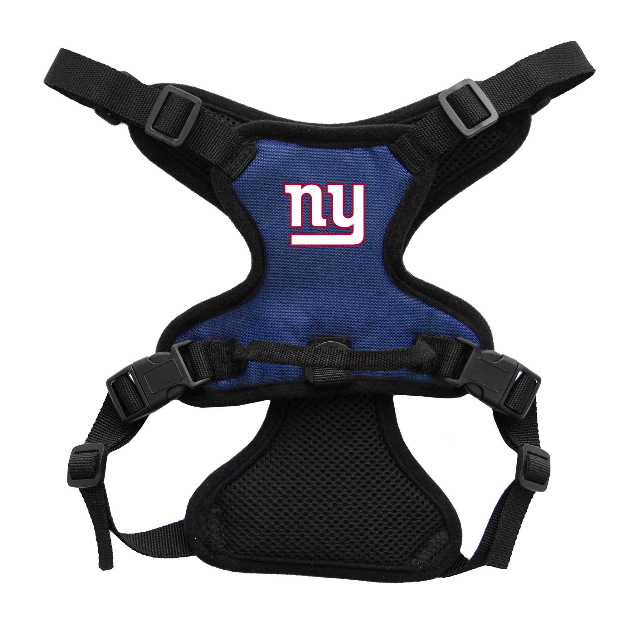 Photo 1 of **dirty**Littlearth NFL New York Giants Pet Front Clip Harness, Team Color, Large