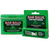 Bag Balm Skin Moisturizer Kit - Original Formula for Dry Skin, Hands, Feet, Lips, Cuticles, Elbows, Heels, Chafing, Pets &amp; Livestock - Includes 1 8 oz Tin &amp; 1 0.33 On The Go Tube