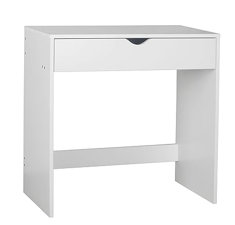 Urbn Living 1 Drawer Wooden Small Dressing Table White Amazon