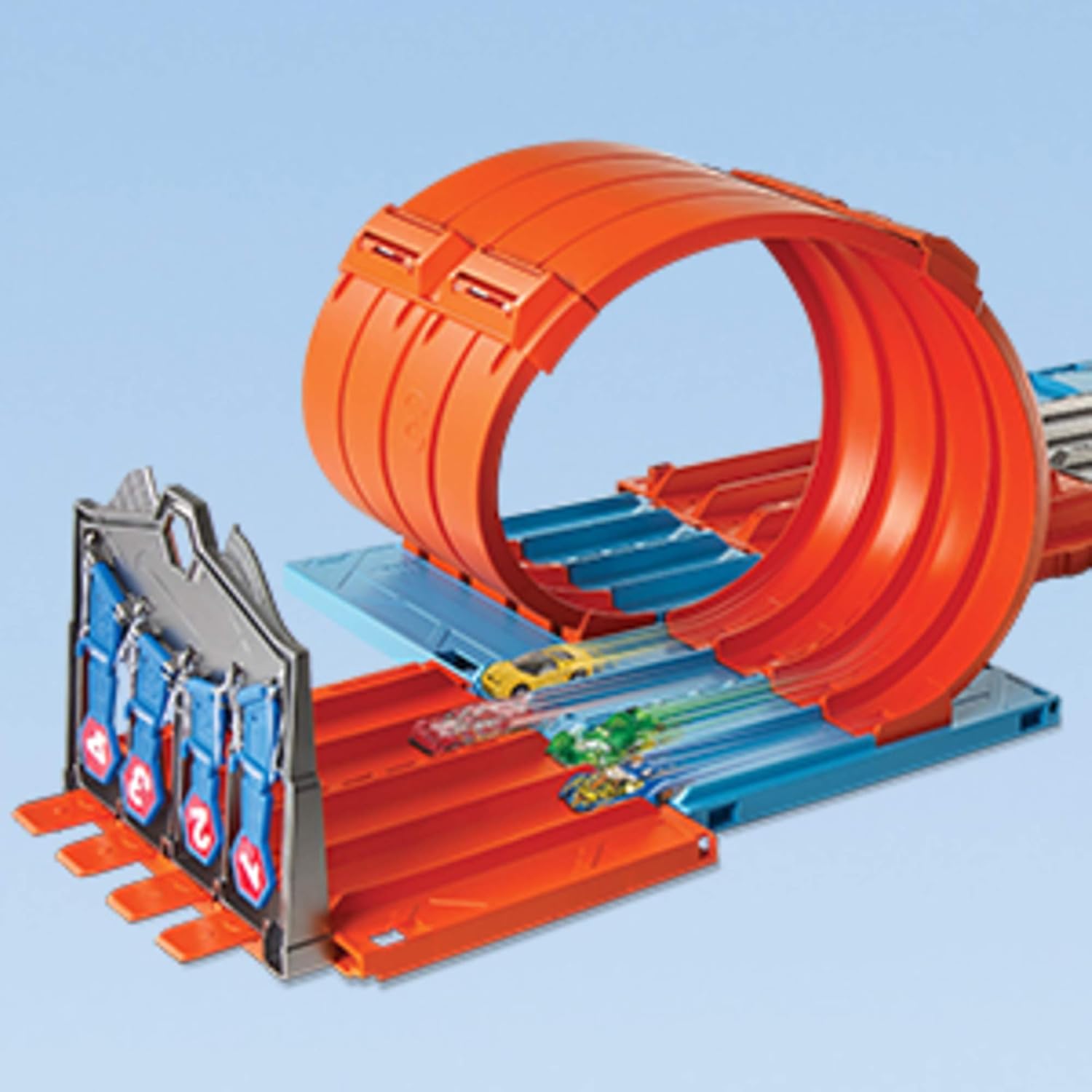 hot wheels track builder system race crate toy cars playset