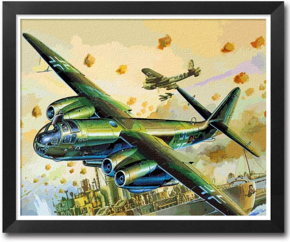 World War Ii Tank Painting By Numbers On Canvas Hand Painted Diy Oil Digital Paint By Number For Living Room Decor 40x50cm