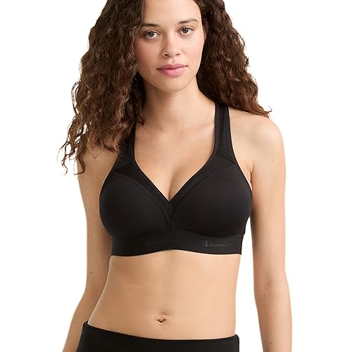 Champion womens The Curvy Sports Bra, Black, X-Large US