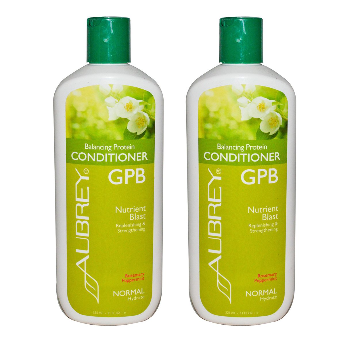 GPB Balancing Protein Conditioner Rosemary Peppermint Aubrey Organics 11 fl oz Liquid