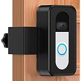 Anti-Theft Video Doorbell Mount, No-Drill Mounting Bracket for Apartment Renters Home Office Room, Compatible with Video Bell
