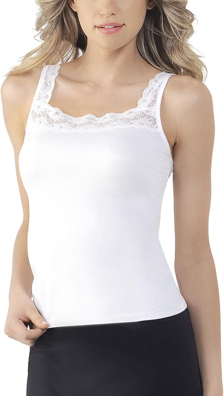 Vassarette Women's Microfiber Camisole 17072 at  Women’s Clothing store