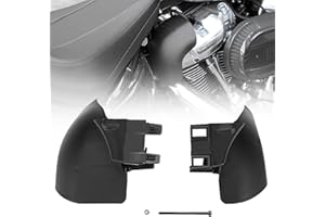 KIWI MASTER Mid-Frame Air Deflectors for 2018-2024 Harley Softail Breakout/Fat Boy/Bob/Heritage Classic/Hydra-Glide Revival/Low Rider/Street Bob/Sport Glide/Deluxe Accessories Heat Shiled, Matte Black