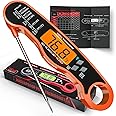Meat Thermometer Digital - Fast Instant Read Food Thermometer for Cooking, Candy Making, Outside Grill, Waterproof Kitchen Th