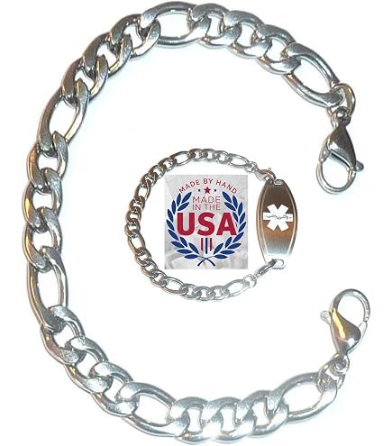 Amazon.com: Medical Alert ID Stainless Classic Link Chain