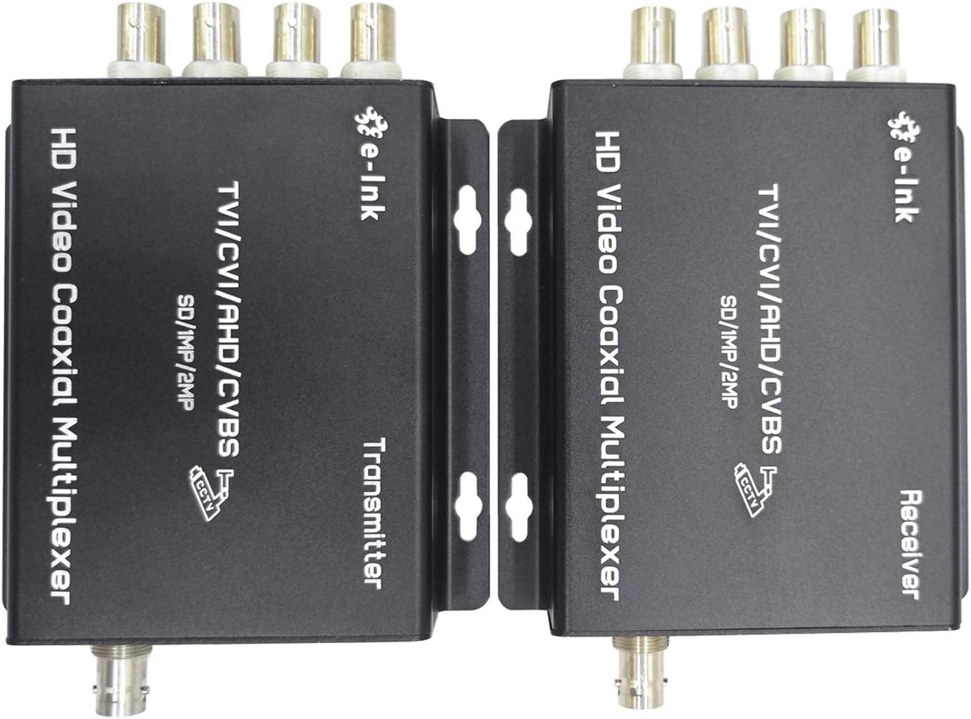 Elink 4CH CVI AHD TVI Coaxial Multiplexer 4 HD Analógico CCTV Câmera