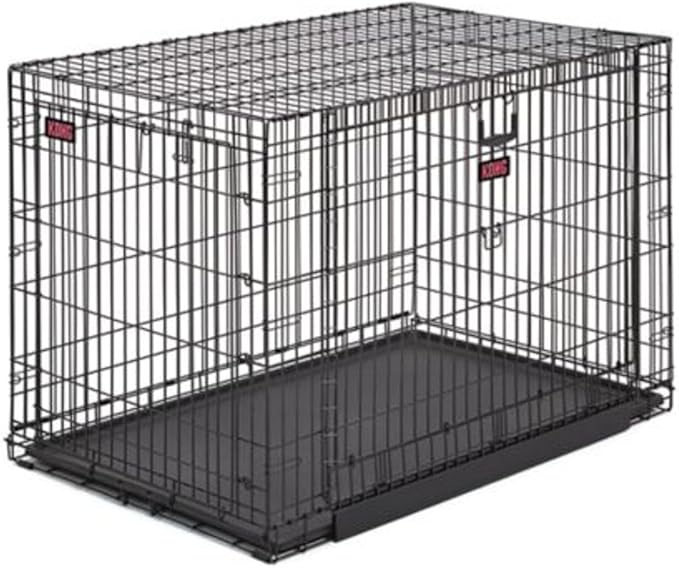 KONG Space Saving DoubleDoor Pet Crate Size 49"L x 30.5"W x 32.25"H