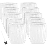 MXZONE Replacement Cloth Vacuum Filter Compatible with Makita T-03193, XLC02, LC01, BCL180W Vaccum Cleaner, White, 10 Packs