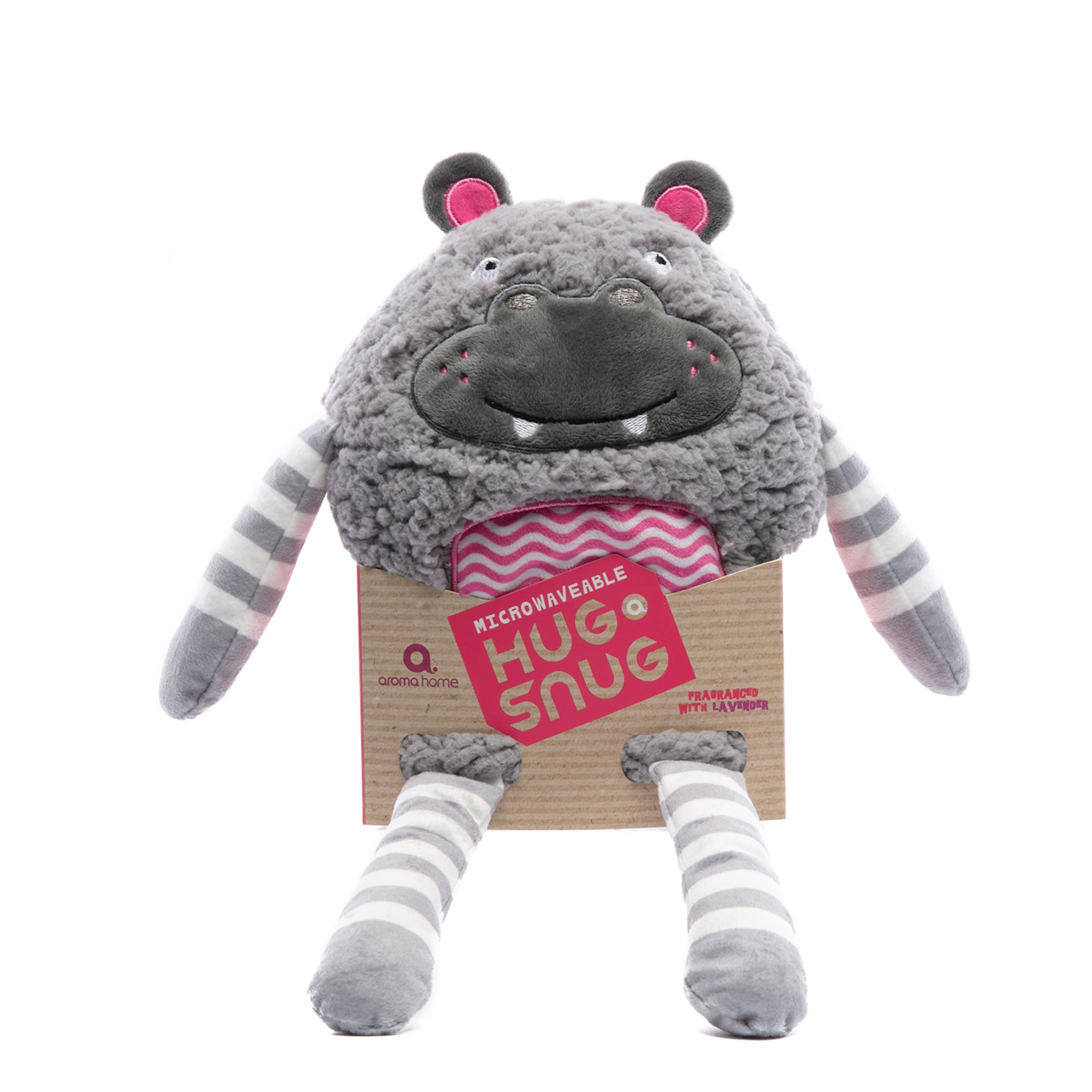 Danielle Creations Aroma Home Hug A Snug Microwaveable Lavender Hottie Hippo
