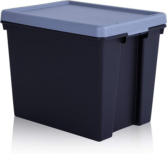 Pack of 424lt Wham Bam Strong Heavy Duty Plastic Storage Boxes with