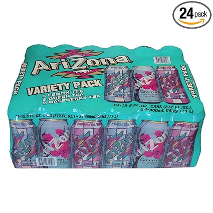 Amazon Com Arizona Iced Tea Variety Pack 15 5 Oz Can Pack Of 24 Grocery Gourmet Food