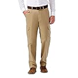 Haggar mens Comfort Stretch Flat Front Cargo