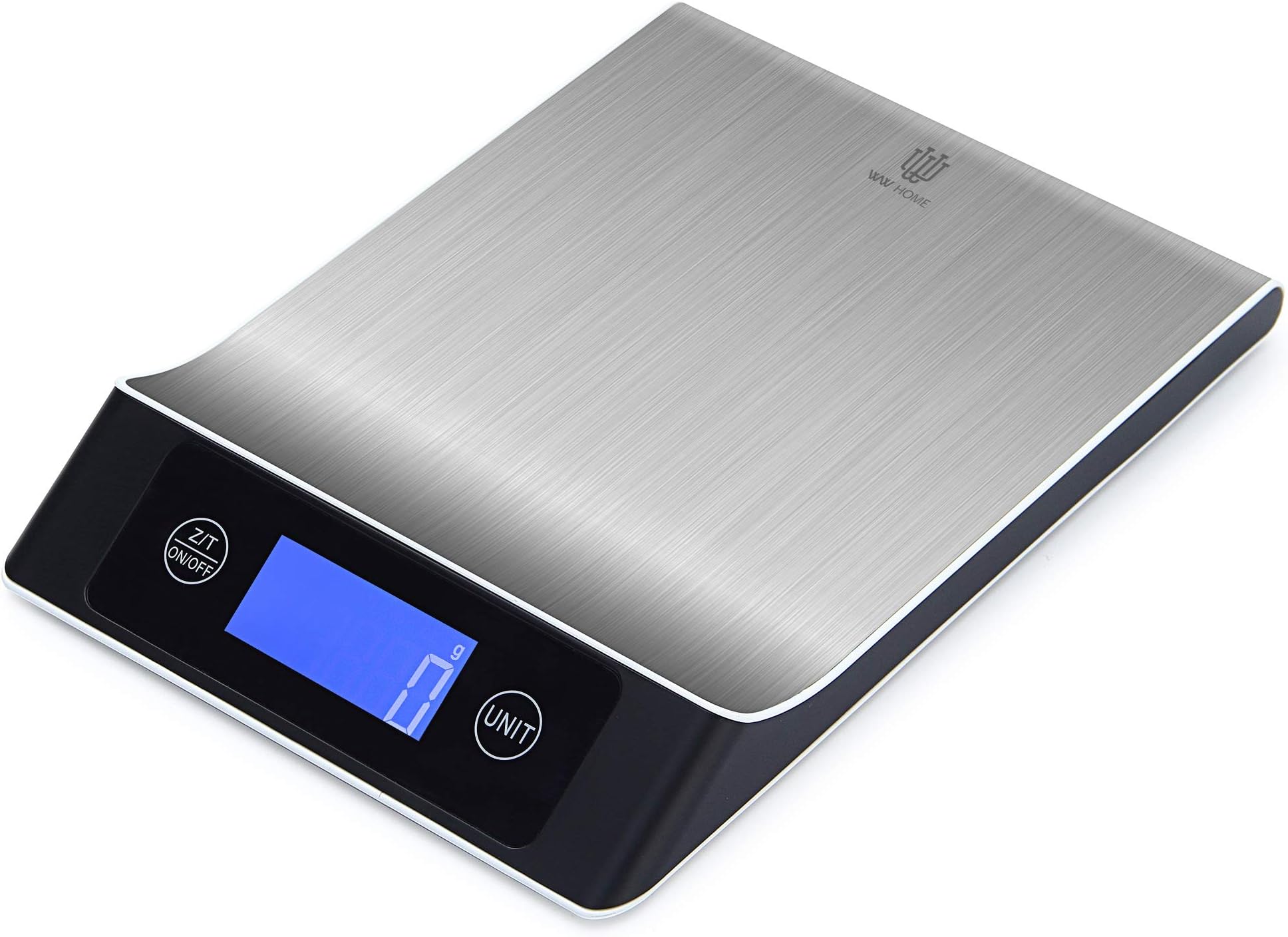 Digital Multifunction Kitchen Food Scale - 7 Units of Weight - Stainless Steel - 11Lb,5Kg