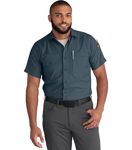 Amazon.com: CornerStone Unisex Short Sleeve Select Ripstop Shirt