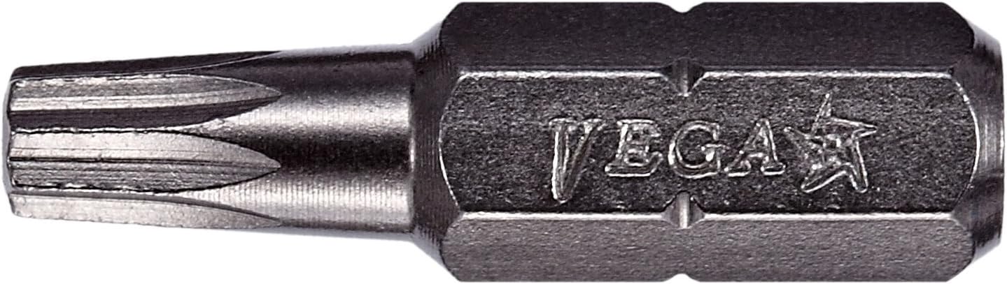 VEGA Double Square #1 Insert Bits. Professional Grade 1/4" Hex Shank #1 Double Square 1" Insert Bits. 125DS01A-5 (Pack of 5) - - 