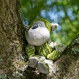 Petface Chubby Chimp Plush Dog Toy Green view 4