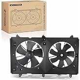 A-Premium Engine Radiator Cooling Fan Assembly | Compatible with Select Honda Models - Accord 2003 2004 2005 2006 2007 - Replace# 19020PND003, 38611RAAA01